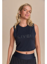 Regata Cropped Live! Feminina Comfort